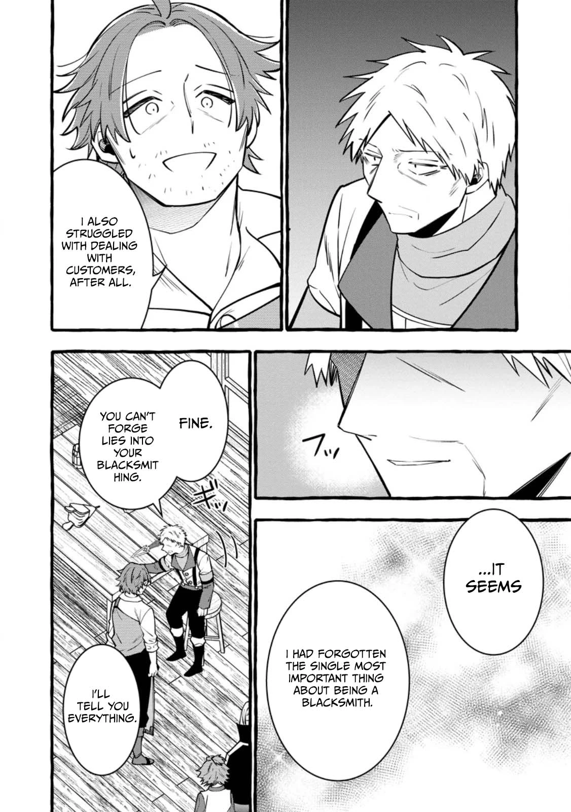 Tsuihou Sareta Ossan Kajishi, Nazeka Densetsu no Dai Meikou ni Naru: Mukashi Omocha no Buki o Tsukutteageta Kodomotachi ga Zenin Eiyuu ni Natteita Chapter 25.3 — Page 13