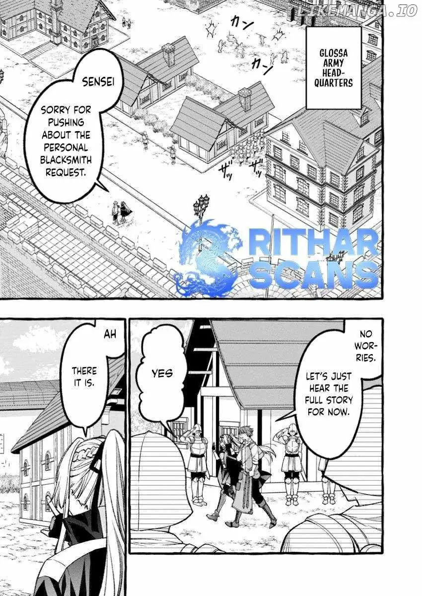 Tsuihou Sareta Ossan Kajishi, Nazeka Densetsu no Dai Meikou ni Naru: Mukashi Omocha no Buki o Tsukutteageta Kodomotachi ga Zenin Eiyuu ni Natteita Chapter 3.1 — Page 2