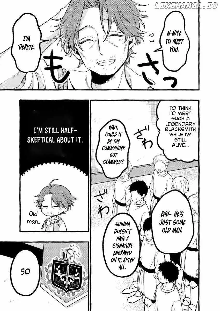 Tsuihou Sareta Ossan Kajishi, Nazeka Densetsu no Dai Meikou ni Naru: Mukashi Omocha no Buki o Tsukutteageta Kodomotachi ga Zenin Eiyuu ni Natteita Chapter 3.1 — Page 6