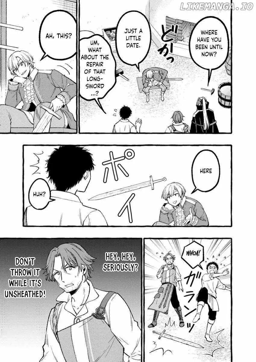 Tsuihou Sareta Ossan Kajishi, Nazeka Densetsu no Dai Meikou ni Naru: Mukashi Omocha no Buki o Tsukutteageta Kodomotachi ga Zenin Eiyuu ni Natteita Chapter 3.1 — Page 10
