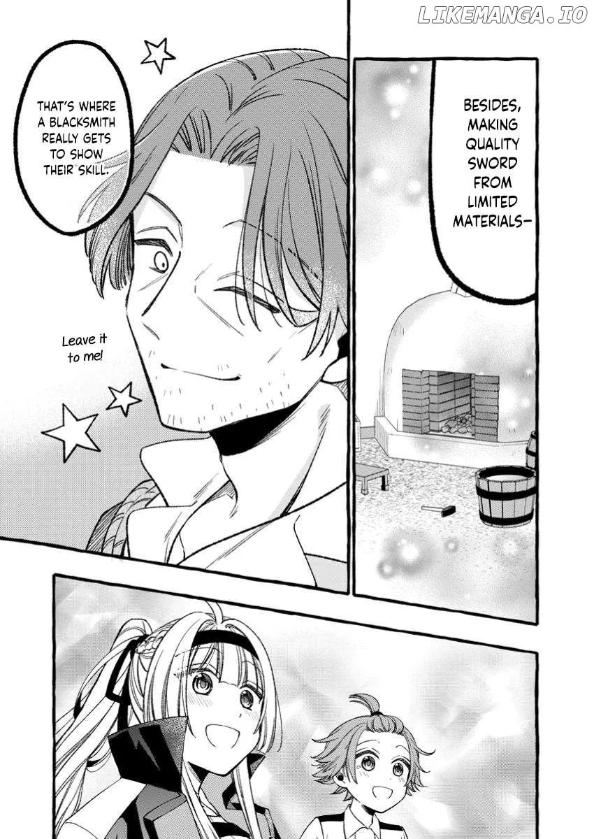 Tsuihou Sareta Ossan Kajishi, Nazeka Densetsu no Dai Meikou ni Naru: Mukashi Omocha no Buki o Tsukutteageta Kodomotachi ga Zenin Eiyuu ni Natteita Chapter 3.2 — Page 9