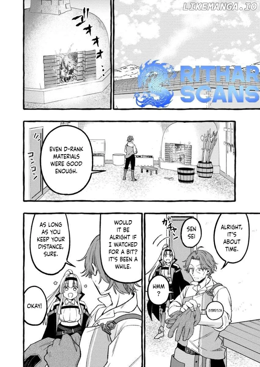 Tsuihou Sareta Ossan Kajishi, Nazeka Densetsu no Dai Meikou ni Naru: Mukashi Omocha no Buki o Tsukutteageta Kodomotachi ga Zenin Eiyuu ni Natteita Chapter 3.2 — Page 10