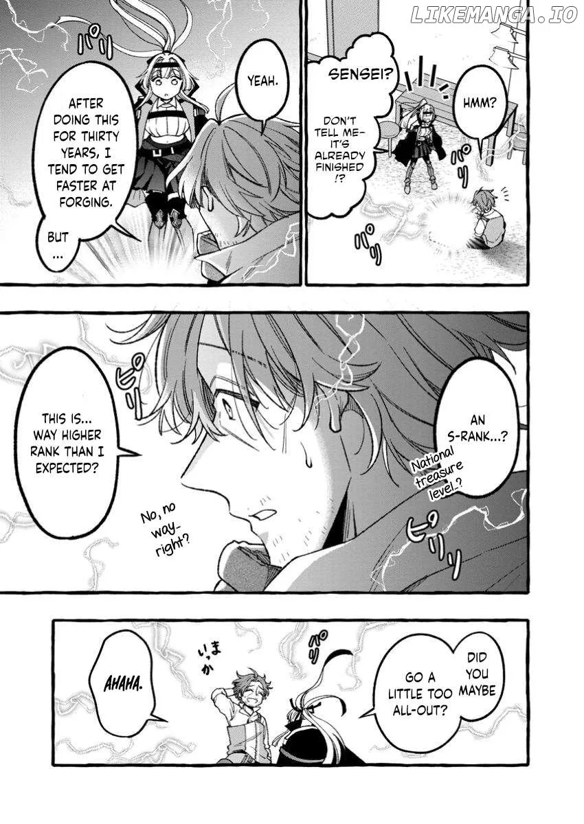 Tsuihou Sareta Ossan Kajishi, Nazeka Densetsu no Dai Meikou ni Naru: Mukashi Omocha no Buki o Tsukutteageta Kodomotachi ga Zenin Eiyuu ni Natteita Chapter 3.3 — Page 6