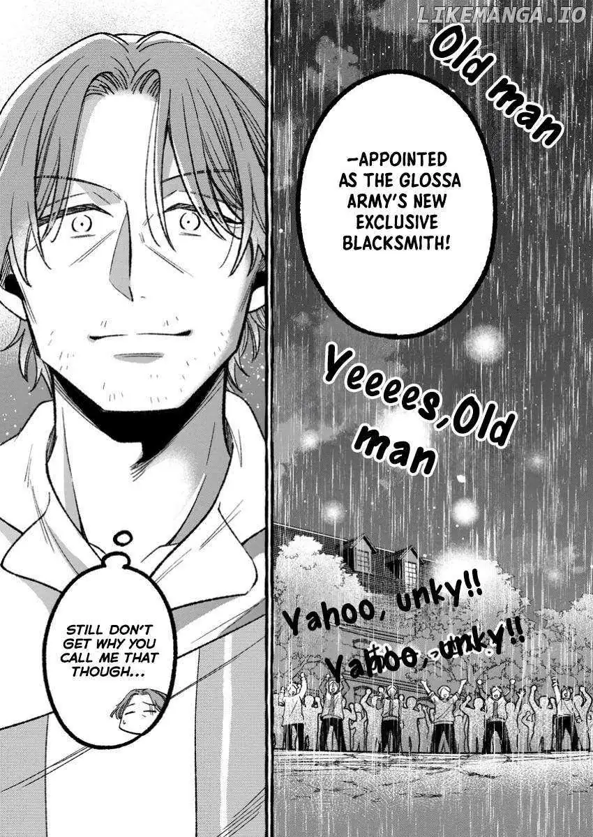 Tsuihou Sareta Ossan Kajishi, Nazeka Densetsu no Dai Meikou ni Naru: Mukashi Omocha no Buki o Tsukutteageta Kodomotachi ga Zenin Eiyuu ni Natteita Chapter 5.3 — Page 8