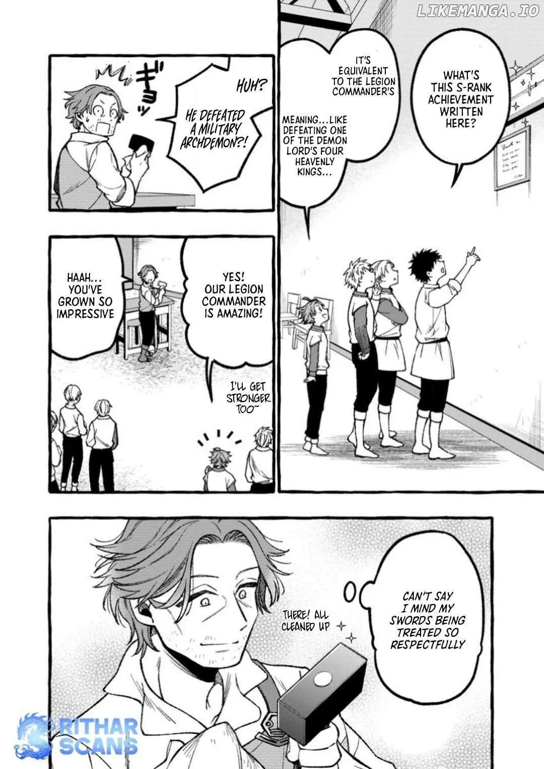 Tsuihou Sareta Ossan Kajishi, Nazeka Densetsu no Dai Meikou ni Naru: Mukashi Omocha no Buki o Tsukutteageta Kodomotachi ga Zenin Eiyuu ni Natteita Chapter 6.1 — Page 4