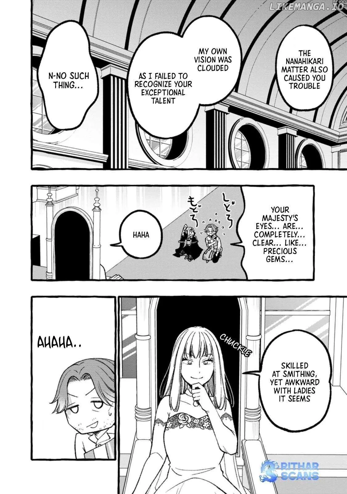 Tsuihou Sareta Ossan Kajishi, Nazeka Densetsu no Dai Meikou ni Naru: Mukashi Omocha no Buki o Tsukutteageta Kodomotachi ga Zenin Eiyuu ni Natteita Chapter 6.2 — Page 8