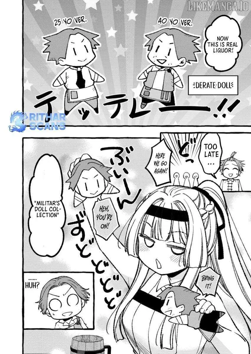 Tsuihou Sareta Ossan Kajishi, Nazeka Densetsu no Dai Meikou ni Naru: Mukashi Omocha no Buki o Tsukutteageta Kodomotachi ga Zenin Eiyuu ni Natteita Chapter 7.2 — Page 8