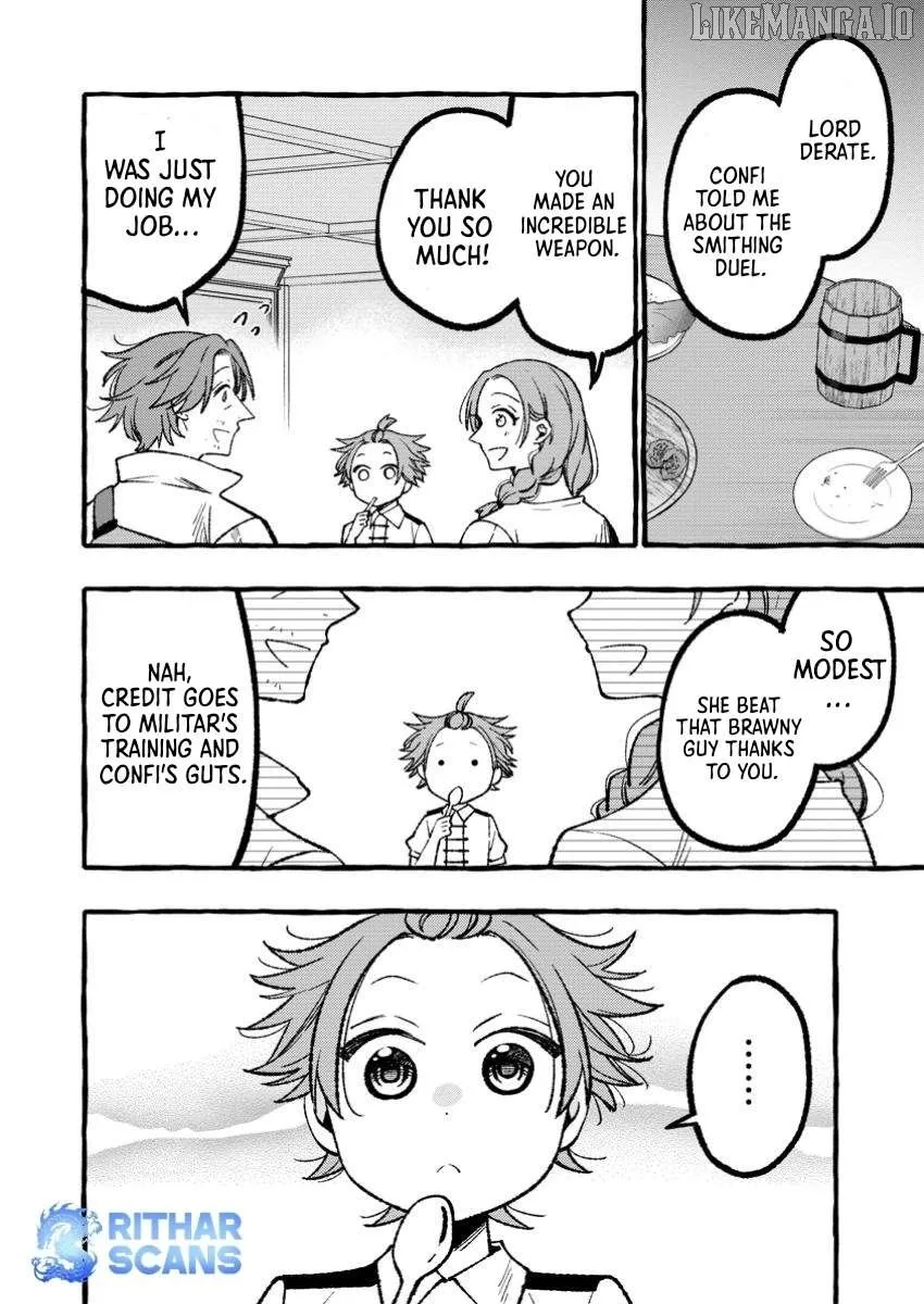 Tsuihou Sareta Ossan Kajishi, Nazeka Densetsu no Dai Meikou ni Naru: Mukashi Omocha no Buki o Tsukutteageta Kodomotachi ga Zenin Eiyuu ni Natteita Chapter 7.2 — Page 10
