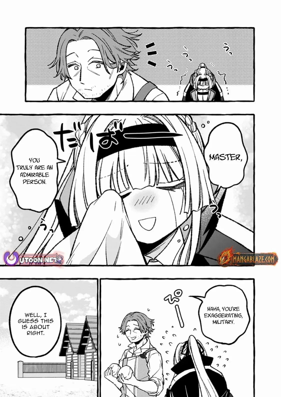 Tsuihou Sareta Ossan Kajishi, Nazeka Densetsu no Dai Meikou ni Naru: Mukashi Omocha no Buki o Tsukutteageta Kodomotachi ga Zenin Eiyuu ni Natteita Chapter 8.1 — Page 11