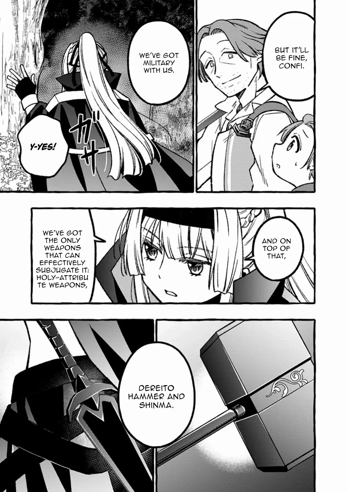Tsuihou Sareta Ossan Kajishi, Nazeka Densetsu no Dai Meikou ni Naru: Mukashi Omocha no Buki o Tsukutteageta Kodomotachi ga Zenin Eiyuu ni Natteita Chapter 9.1 — Page 13