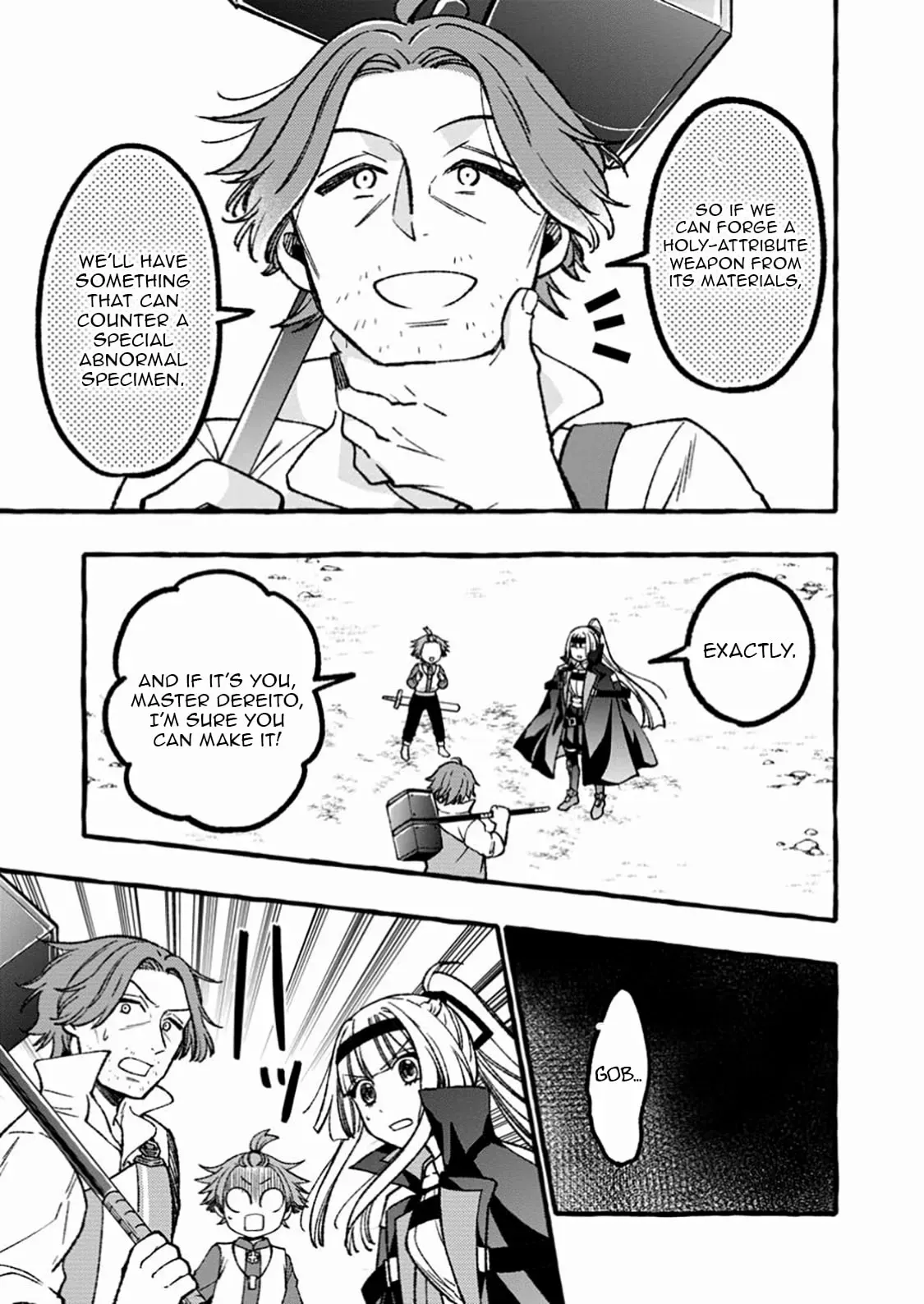 Tsuihou Sareta Ossan Kajishi, Nazeka Densetsu no Dai Meikou ni Naru: Mukashi Omocha no Buki o Tsukutteageta Kodomotachi ga Zenin Eiyuu ni Natteita Chapter 9.2 — Page 4