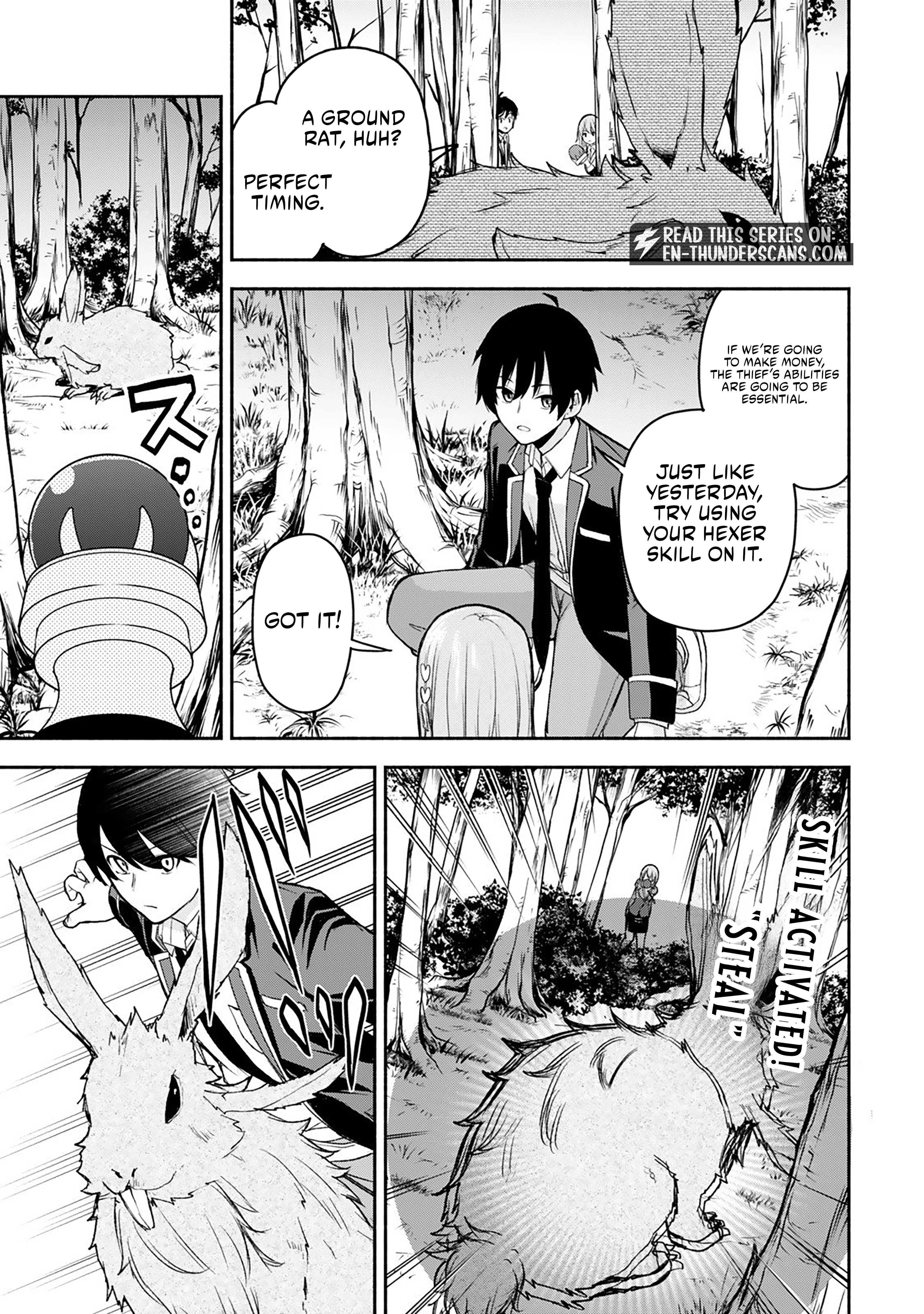Tsuihou Sareta Teihen Shoku "Touzoku" wa Game Chishiki de Musousuru. Issho ni Shoukan Sareta Sensei mo Hazure Job Dattakedo Kouritsuteki ni Nariagarimasu Chapter 2 — Page 10