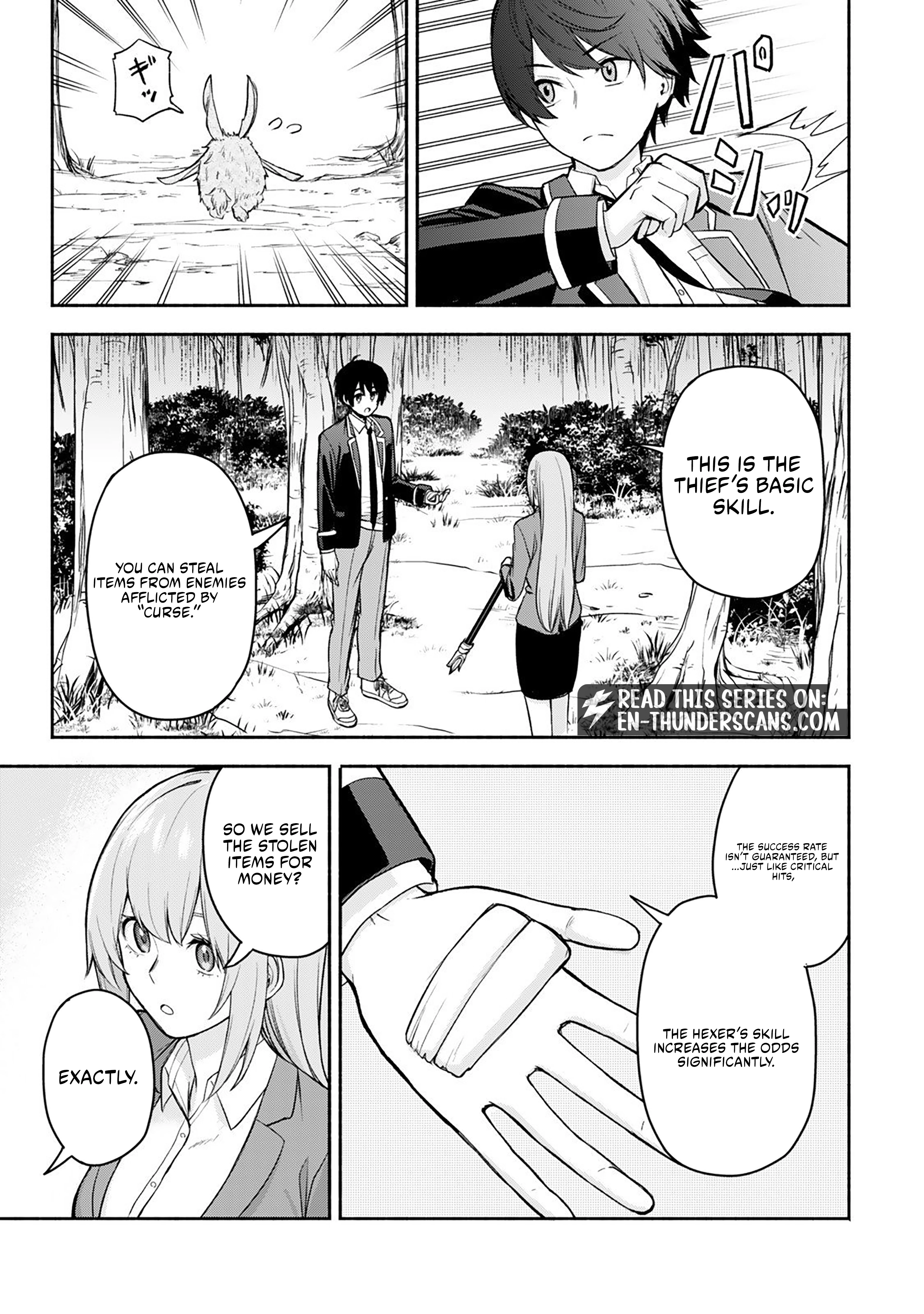 Tsuihou Sareta Teihen Shoku "Touzoku" wa Game Chishiki de Musousuru. Issho ni Shoukan Sareta Sensei mo Hazure Job Dattakedo Kouritsuteki ni Nariagarimasu Chapter 2 — Page 12