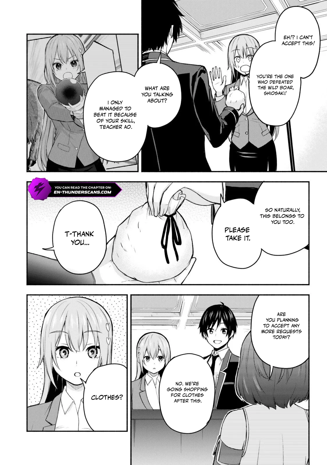 Tsuihou Sareta Teihen Shoku "Touzoku" wa Game Chishiki de Musousuru. Issho ni Shoukan Sareta Sensei mo Hazure Job Dattakedo Kouritsuteki ni Nariagarimasu Chapter 3 — Page 18