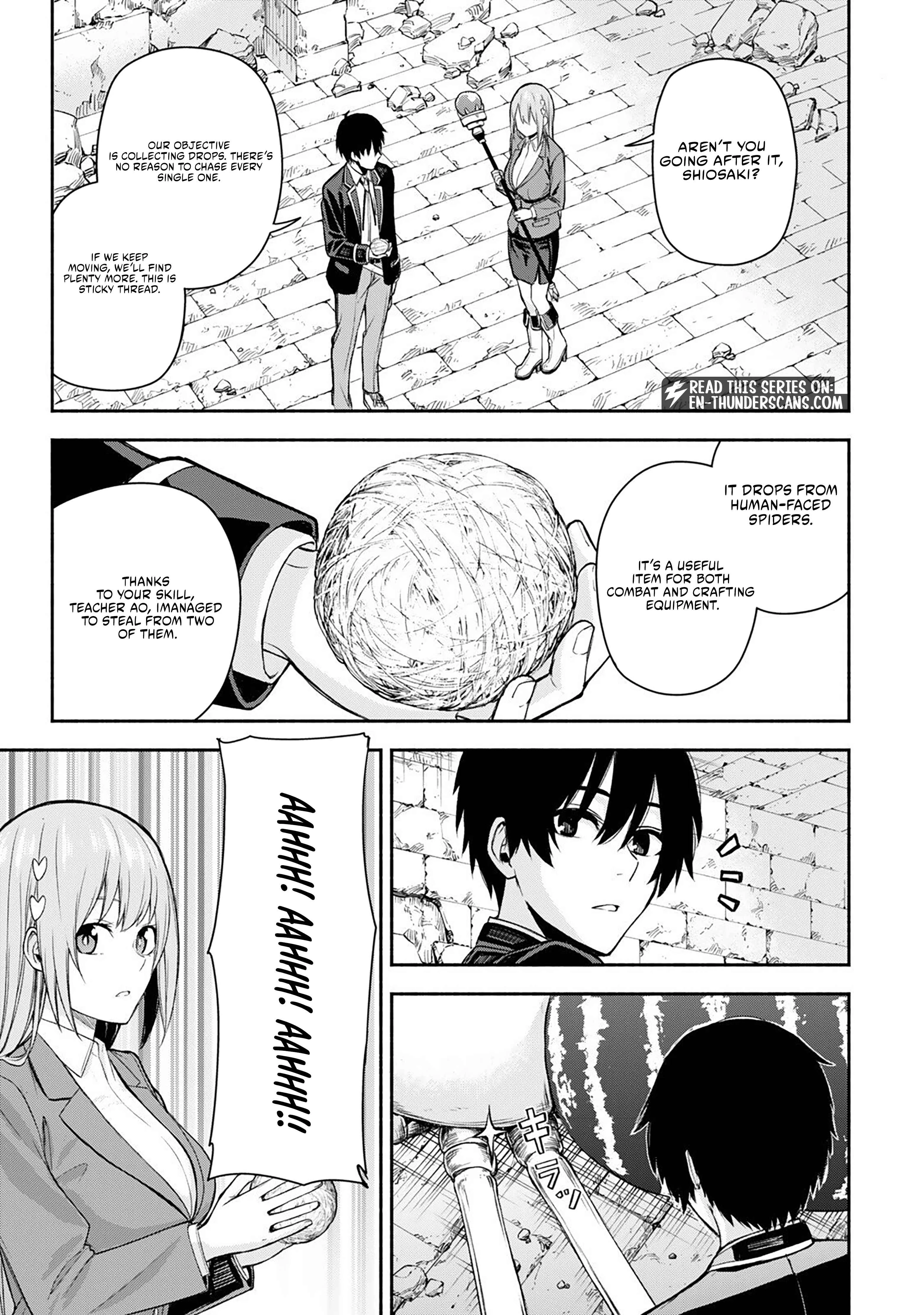 Tsuihou Sareta Teihen Shoku "Touzoku" wa Game Chishiki de Musousuru. Issho ni Shoukan Sareta Sensei mo Hazure Job Dattakedo Kouritsuteki ni Nariagarimasu Chapter 4 — Page 18