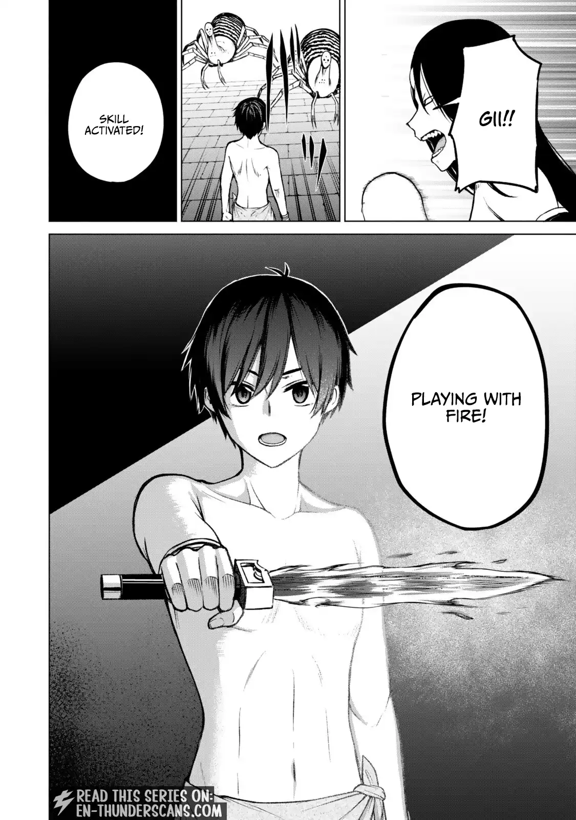 Tsuihou Sareta Teihen Shoku "Touzoku" wa Game Chishiki de Musousuru. Issho ni Shoukan Sareta Sensei mo Hazure Job Dattakedo Kouritsuteki ni Nariagarimasu Chapter 6 — Page 21