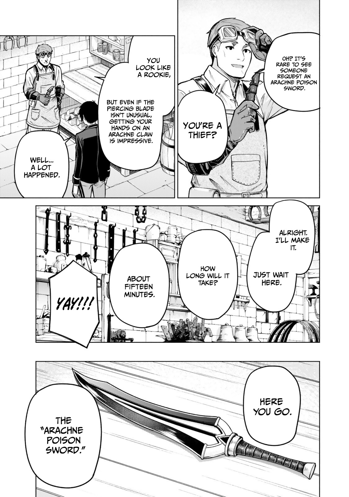 Tsuihou Sareta Teihen Shoku "Touzoku" wa Game Chishiki de Musousuru. Issho ni Shoukan Sareta Sensei mo Hazure Job Dattakedo Kouritsuteki ni Nariagarimasu Chapter 7.1 — Page 10