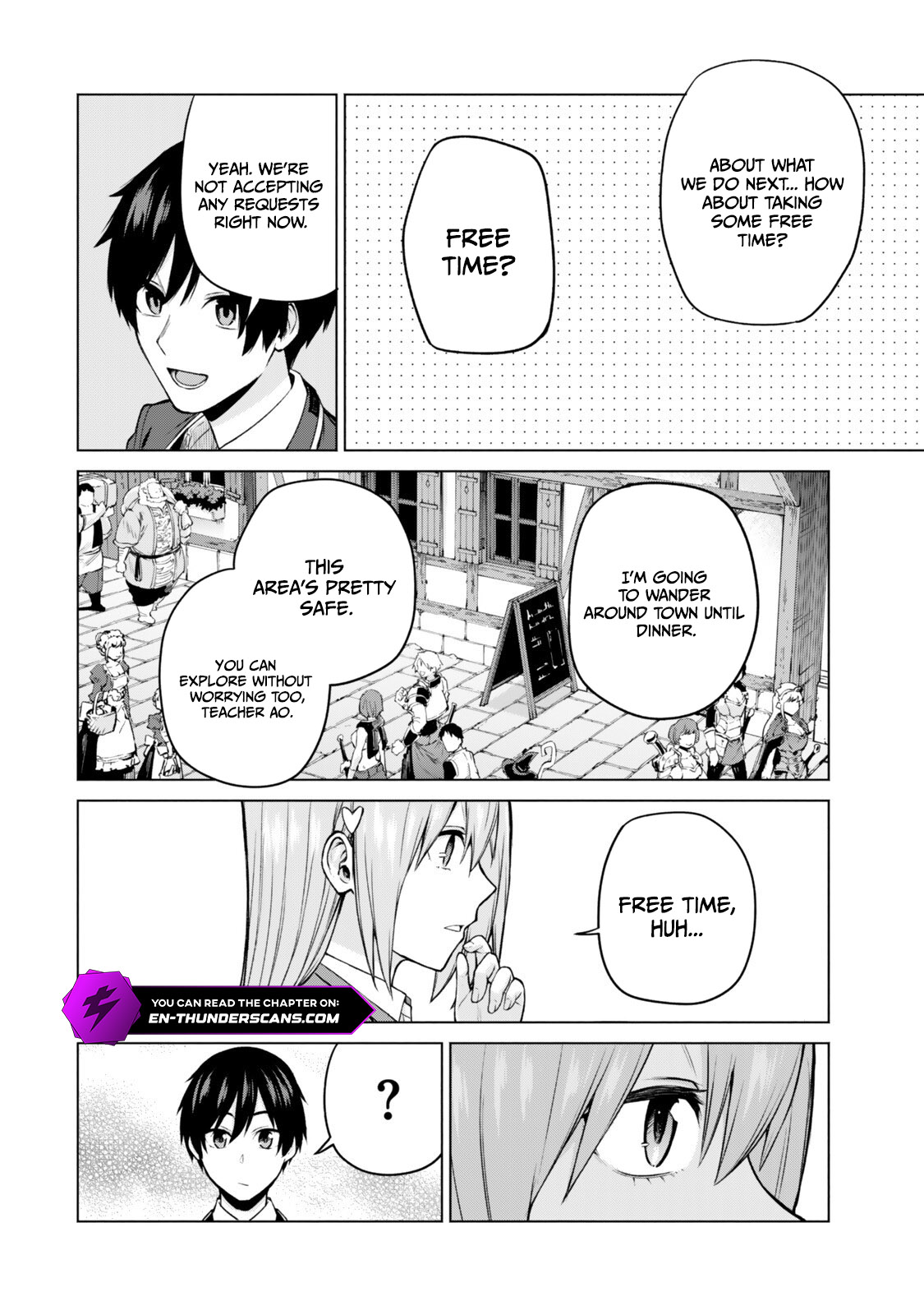 Tsuihou Sareta Teihen Shoku "Touzoku" wa Game Chishiki de Musousuru. Issho ni Shoukan Sareta Sensei mo Hazure Job Dattakedo Kouritsuteki ni Nariagarimasu Chapter 7.1 — Page 13