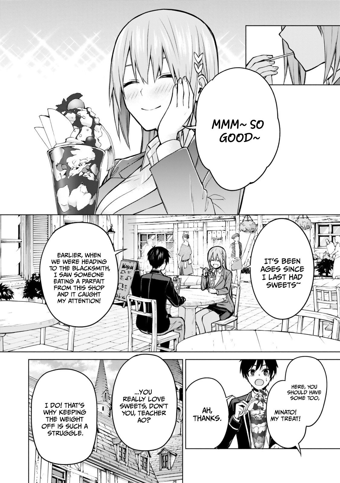 Tsuihou Sareta Teihen Shoku "Touzoku" wa Game Chishiki de Musousuru. Issho ni Shoukan Sareta Sensei mo Hazure Job Dattakedo Kouritsuteki ni Nariagarimasu Chapter 7.1 — Page 15