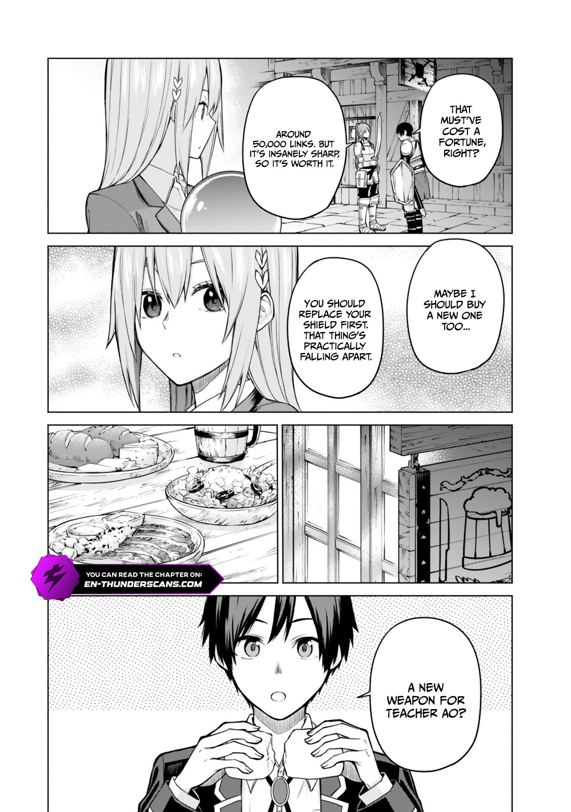 Tsuihou Sareta Teihen Shoku "Touzoku" wa Game Chishiki de Musousuru. Issho ni Shoukan Sareta Sensei mo Hazure Job Dattakedo Kouritsuteki ni Nariagarimasu Chapter 7.1 — Page 21