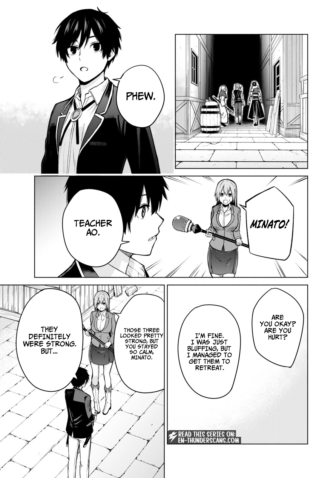 Tsuihou Sareta Teihen Shoku "Touzoku" wa Game Chishiki de Musousuru. Issho ni Shoukan Sareta Sensei mo Hazure Job Dattakedo Kouritsuteki ni Nariagarimasu Chapter 8.2 — Page 7