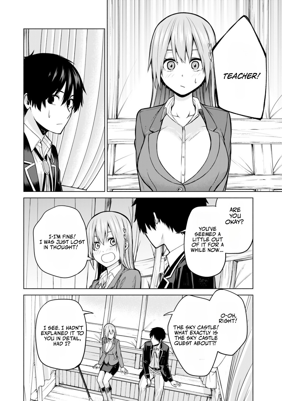 Tsuihou Sareta Teihen Shoku "Touzoku" wa Game Chishiki de Musousuru. Issho ni Shoukan Sareta Sensei mo Hazure Job Dattakedo Kouritsuteki ni Nariagarimasu Chapter 8.3 — Page 2