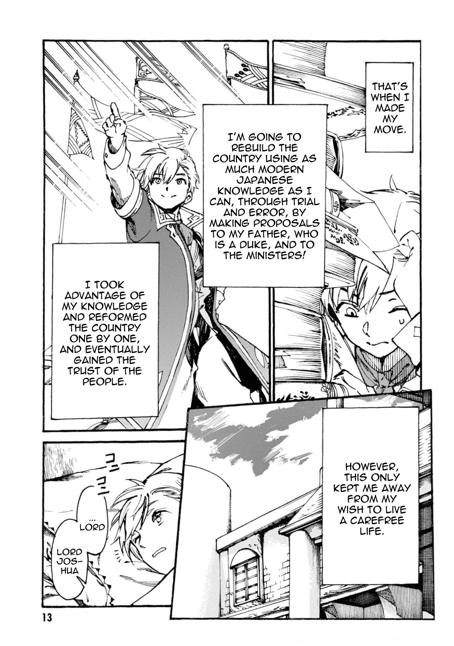 Tsuihou Sareta Tensei Koushaku wa, Henkyou de Nonbiri to Hatake o Tagayashitakatta Chapter 1 — Page 7