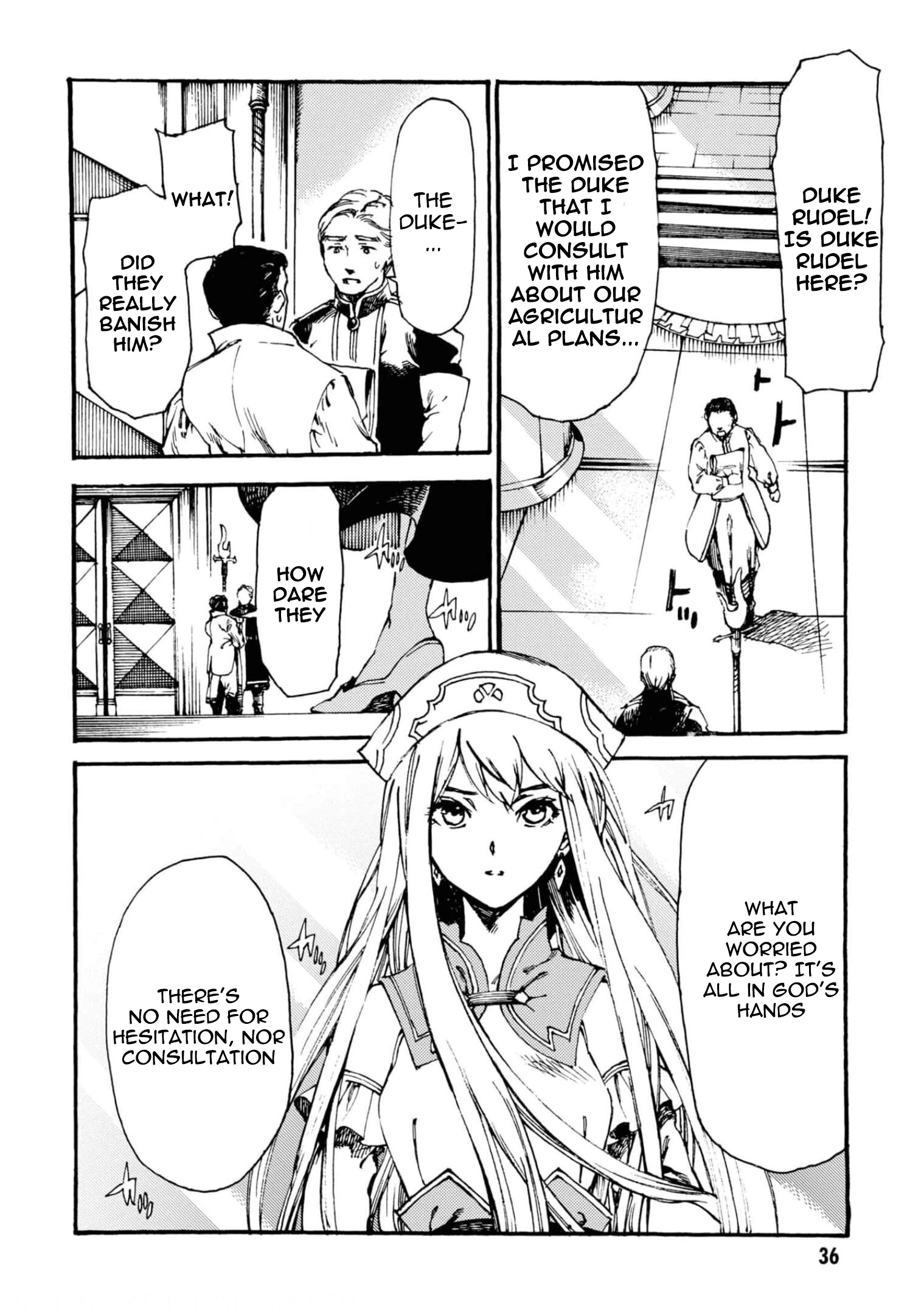 Tsuihou Sareta Tensei Koushaku wa, Henkyou de Nonbiri to Hatake o Tagayashitakatta Chapter 1 — Page 30