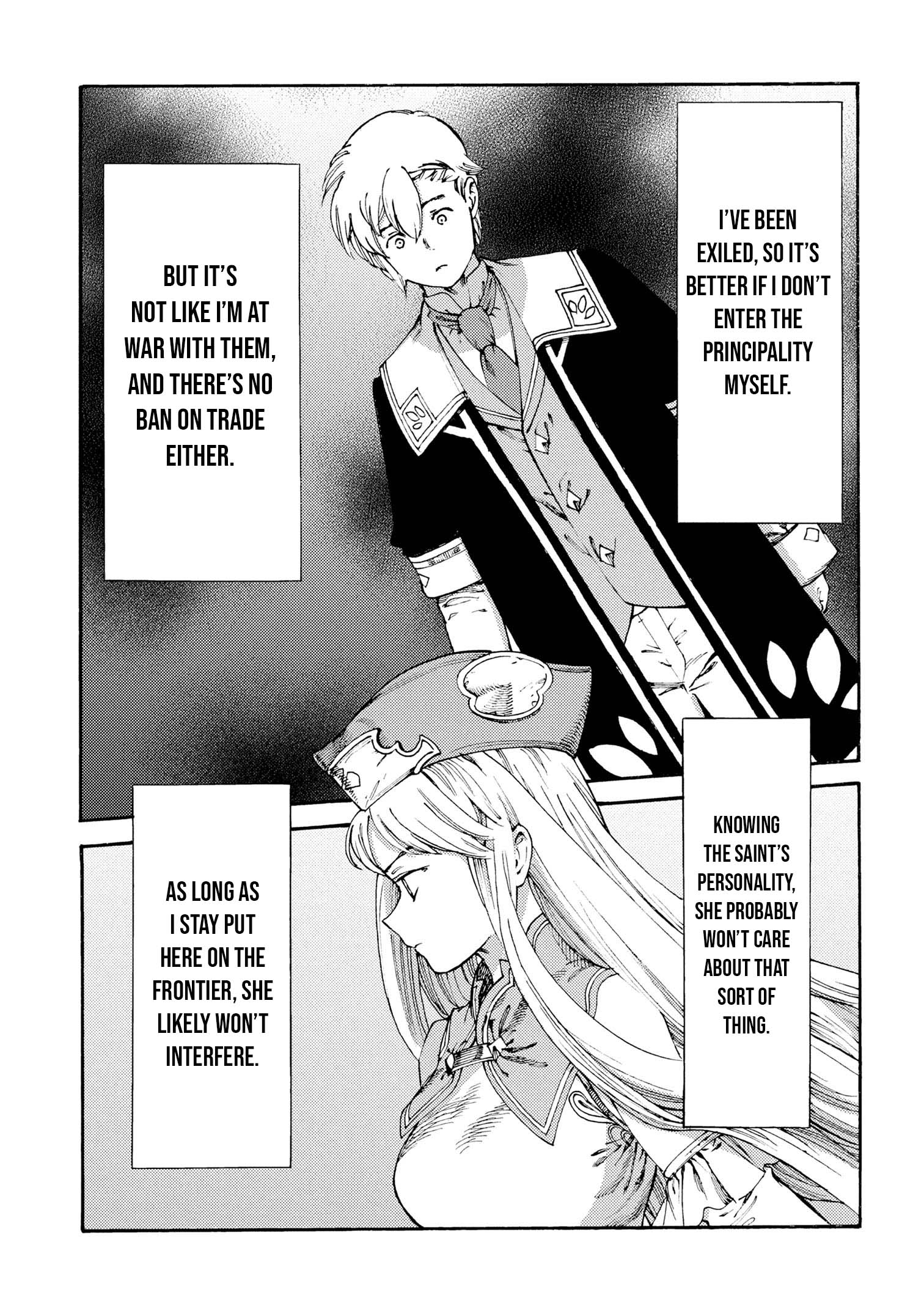 Tsuihou Sareta Tensei Koushaku wa, Henkyou de Nonbiri to Hatake o Tagayashitakatta Chapter 31 — Page 8