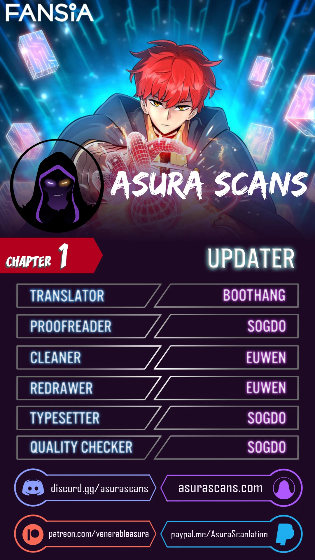 Updater Chapter 1 — Page 1