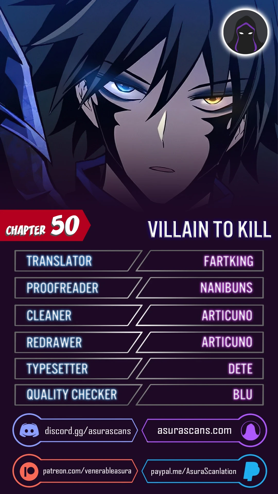 Villain to Kill Chapter 50 — Page 1