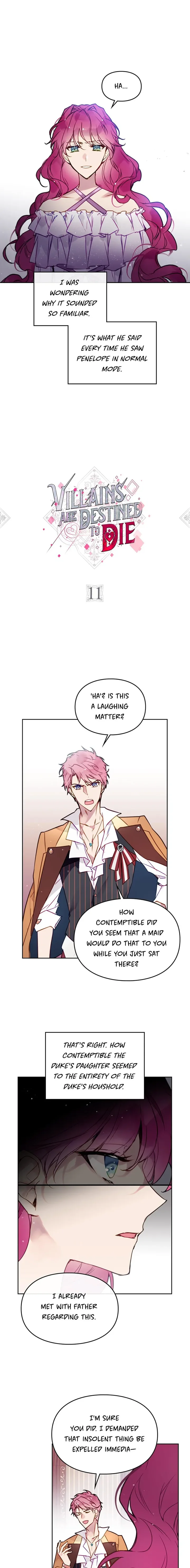 Villains Are Destined to Die Chapter 11 — Page 1