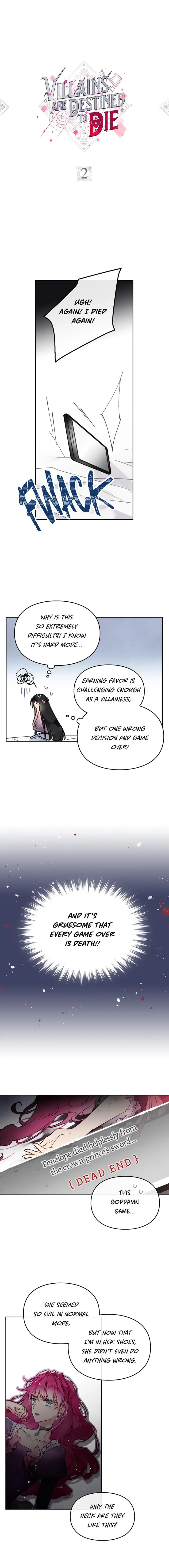 Villains Are Destined to Die Chapter 2 — Page 1