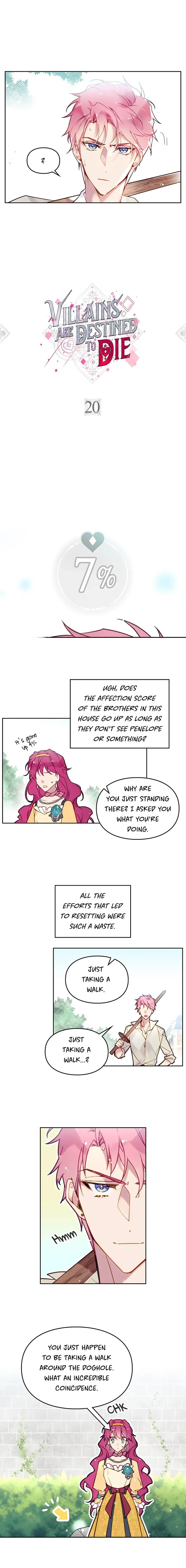 Villains Are Destined to Die Chapter 20 — Page 1