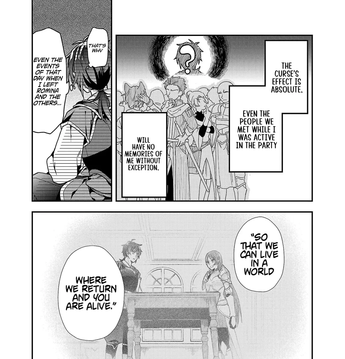 Wasurerareshi no Eiyuutan - Seiyuujo Party ni Yasashiki Tsuihou wo Sareta Otoko wa, Kioku ni Nokorazutomo Kanojo-tachi wo Sukuu Chapter 2.2 — Page 6