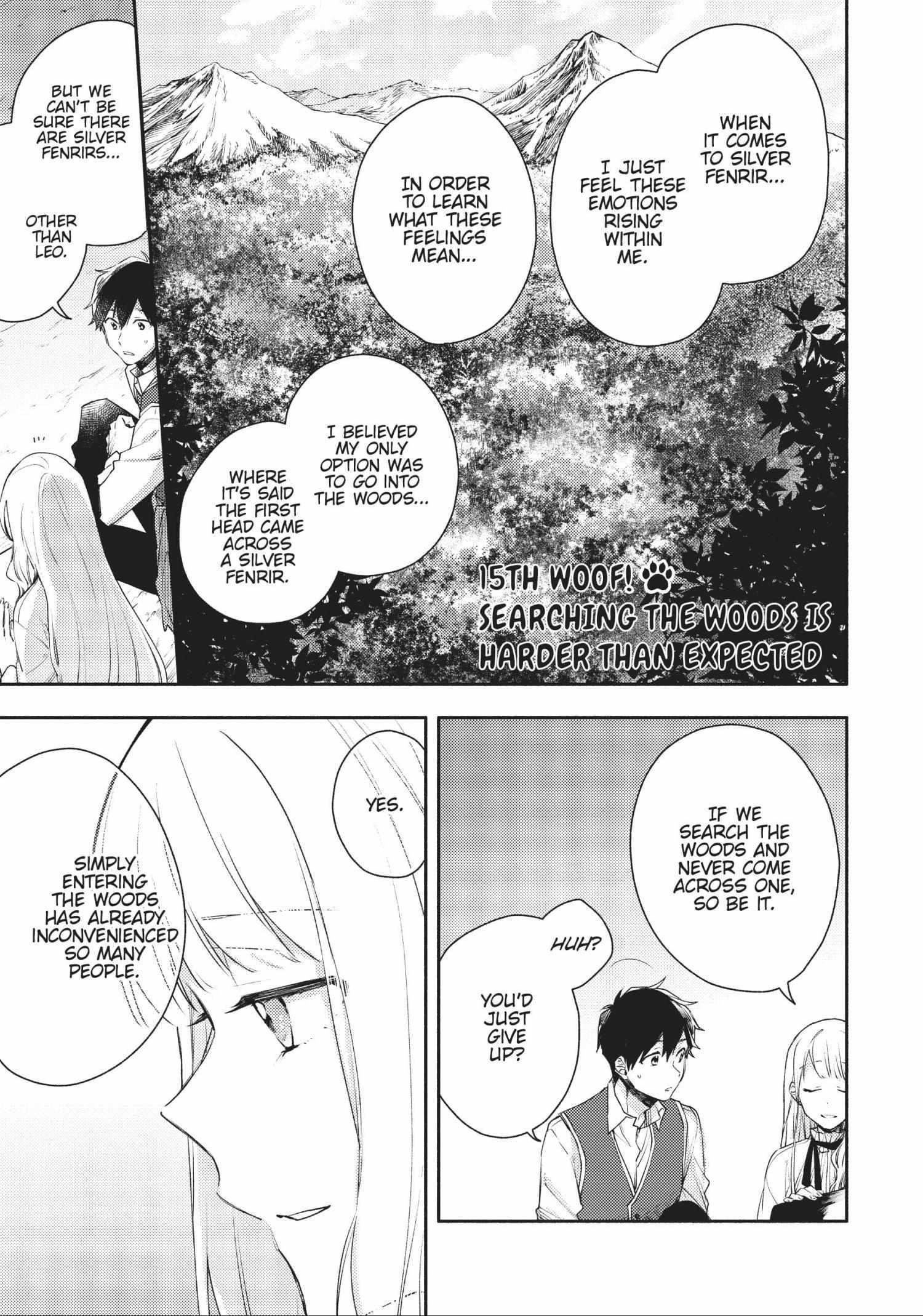 When I moved to another world, my dog became the strongest ~ When Silver Fenrir and I started living in another world ~ Chapter 15 — Page 1
