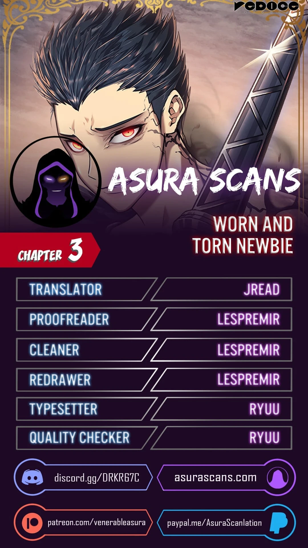 Worn and Torn Newbie Chapter 3 — Page 1