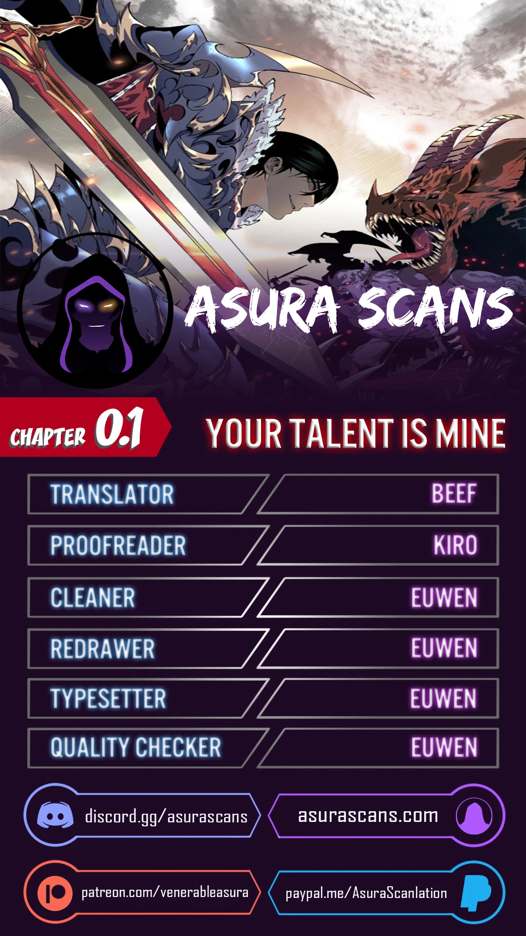 Your Talent Is Mine Chapter 0 — Page 1
