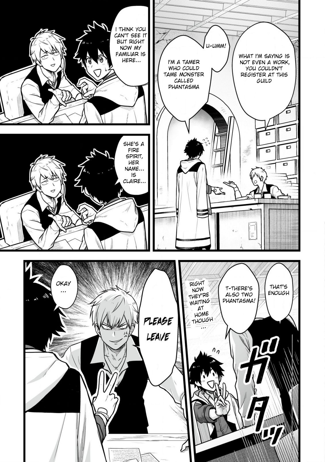 Yuiitsu Muni no Saikyou Tamer: Koku no Subete no Guild de Monzenbaraisareta Kara, Takoku ni Itte Slow Life shimasu Chapter 1 — Page 4