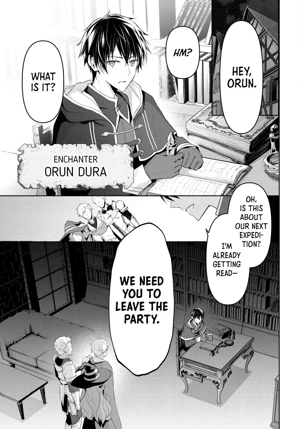 Yuusha Party o Oidasareta Kiyoubinbou: Party Jijou de Fuyojutsushi o Yatteita Kenshi, Bannou e to Itaru Chapter 1 — Page 1