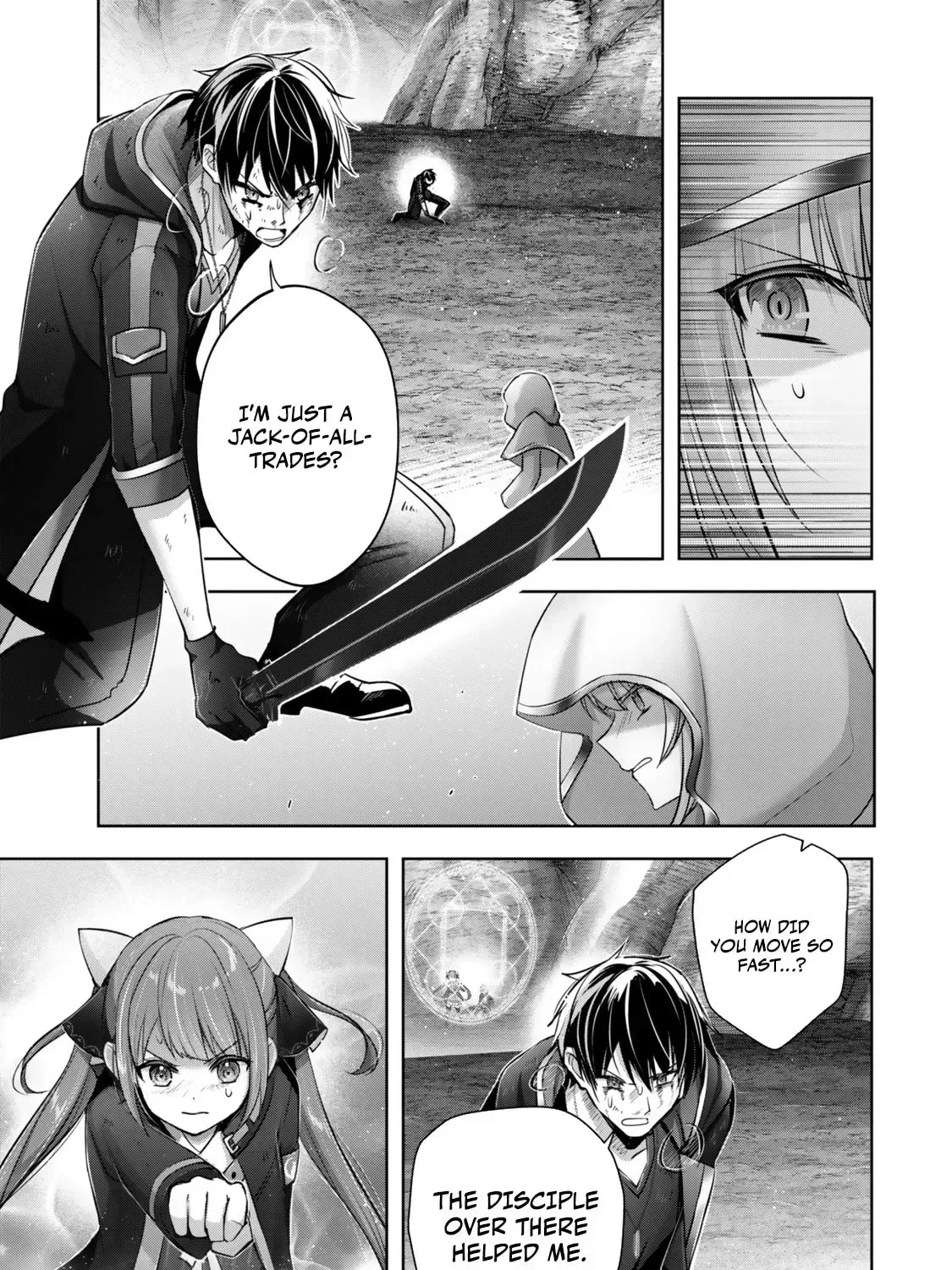 Yuusha Party o Oidasareta Kiyoubinbou: Party Jijou de Fuyojutsushi o Yatteita Kenshi, Bannou e to Itaru Chapter 37 — Page 34