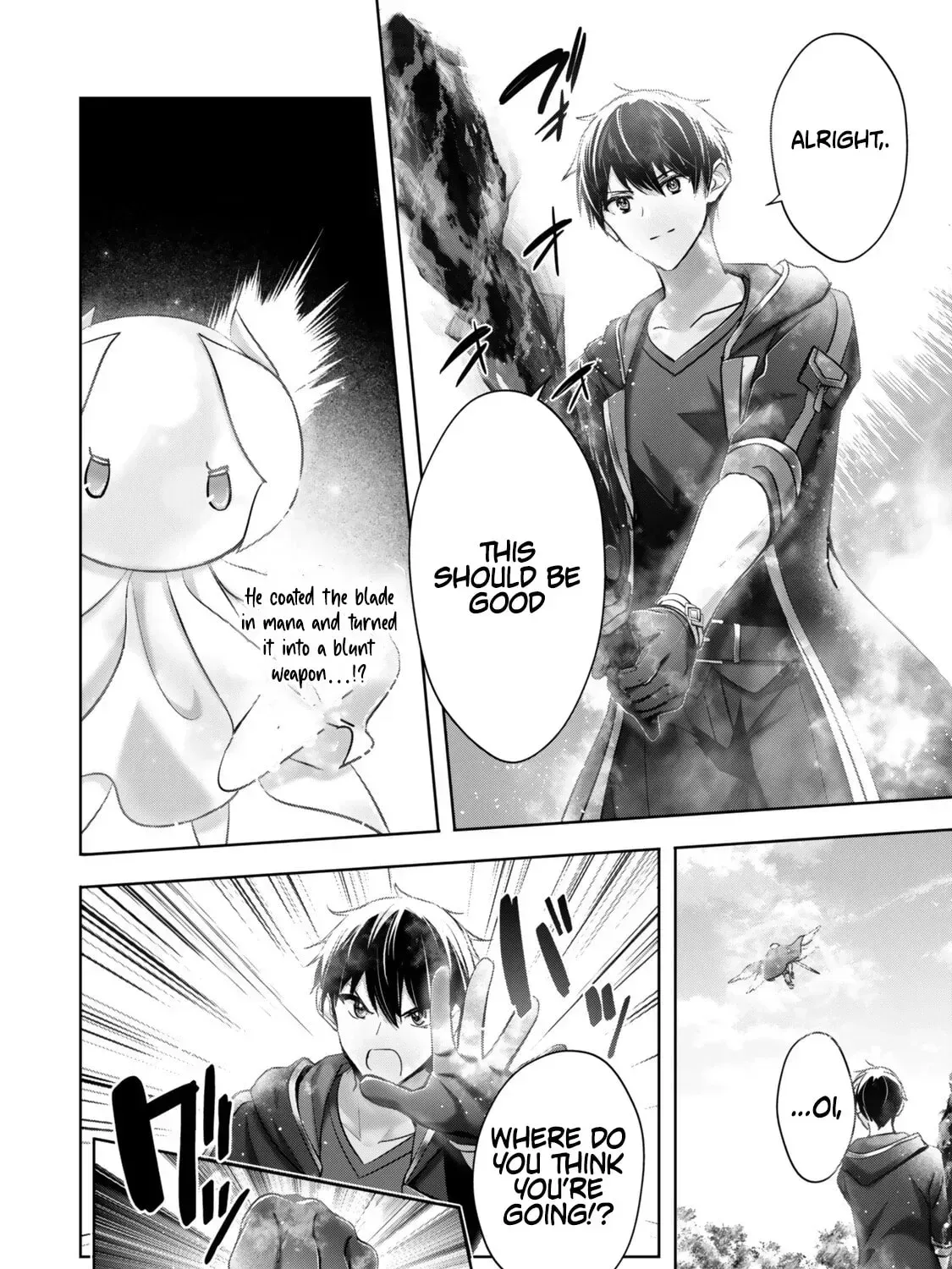 Yuusha Party o Oidasareta Kiyoubinbou: Party Jijou de Fuyojutsushi o Yatteita Kenshi, Bannou e to Itaru Chapter 56.1 — Page 8