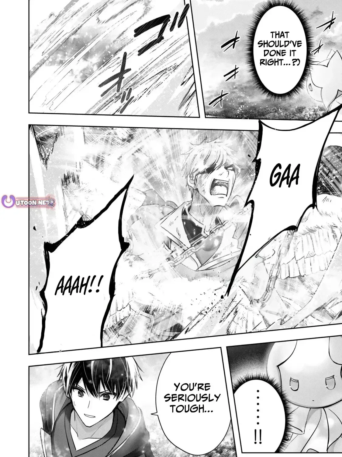 Yuusha Party o Oidasareta Kiyoubinbou: Party Jijou de Fuyojutsushi o Yatteita Kenshi, Bannou e to Itaru Chapter 56.2 — Page 12