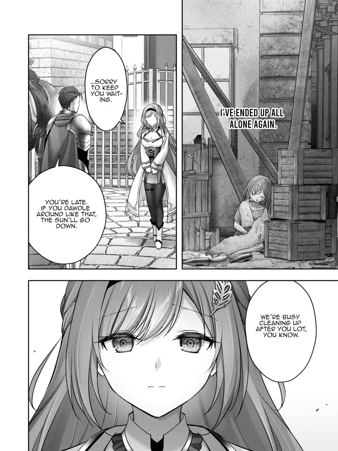 Yuusha Party o Oidasareta Kiyoubinbou: Party Jijou de Fuyojutsushi o Yatteita Kenshi, Bannou e to Itaru Chapter 57.4 — Page 18