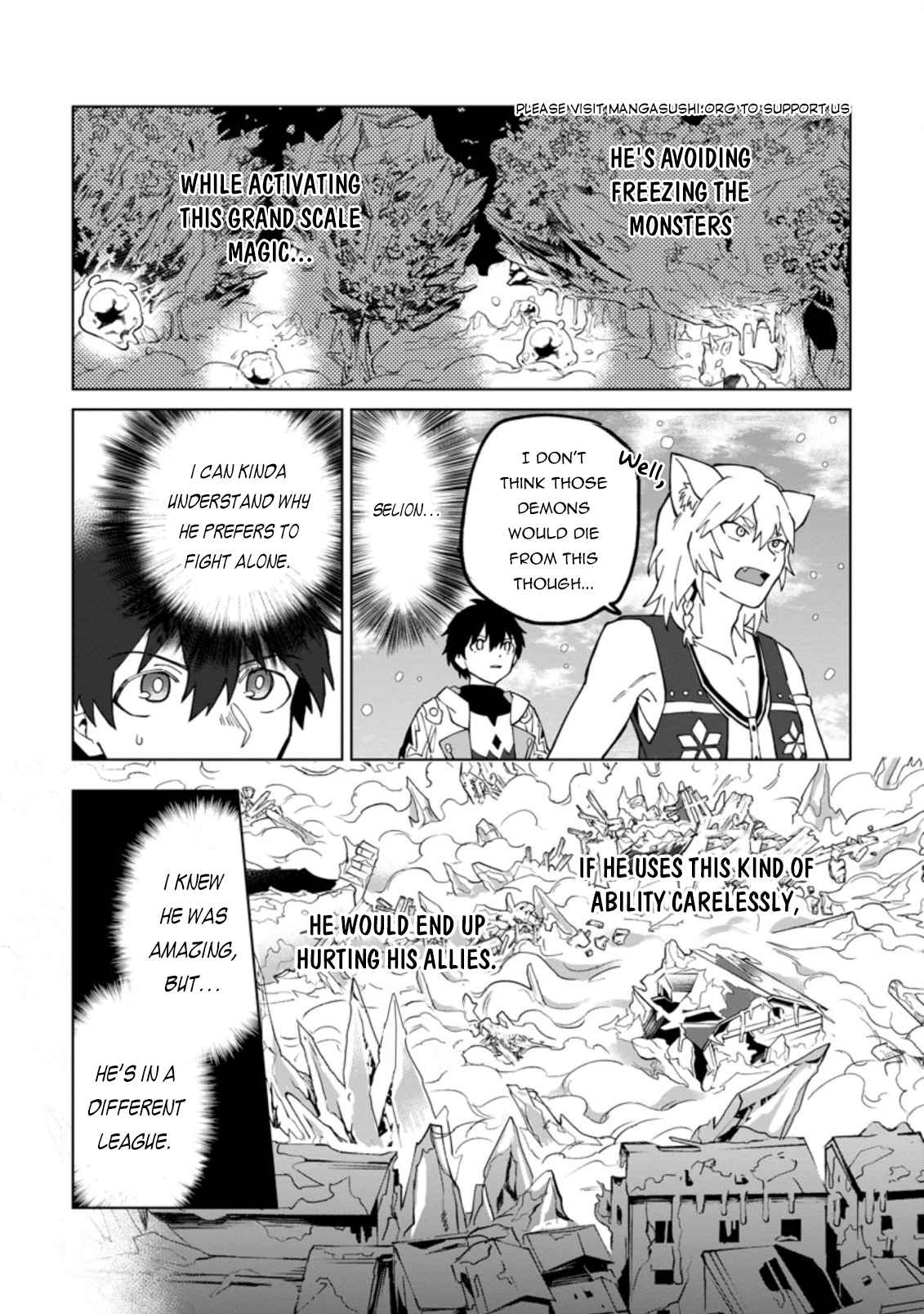 Yuusha Party o Tsuihou Sareta Shiro Madoushi, S-Rank Boukensha ni Hirowareru: Kono Shiro Madoushi ga Kikakugai Sugiru Chapter 18.3 — Page 6