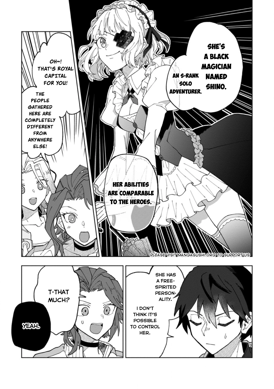 Yuusha Party o Tsuihou Sareta Shiro Madoushi, S-Rank Boukensha ni Hirowareru: Kono Shiro Madoushi ga Kikakugai Sugiru Chapter 30.2 — Page 2