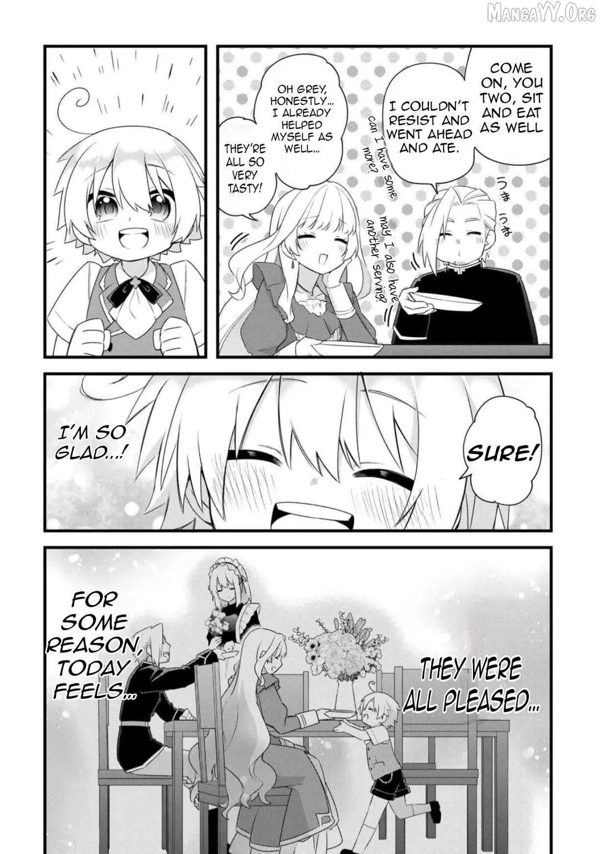 Zensei de Kazoku ni Megumarenakatta Ore, Konyo de wa Yasashi Kazoku ni Kakomareru Chapter 7 — Page 34